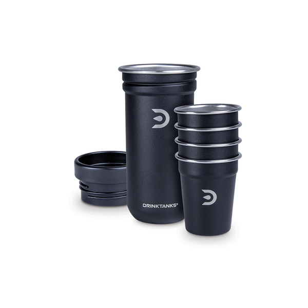 DrinkTanks Shot Glass Set - Black