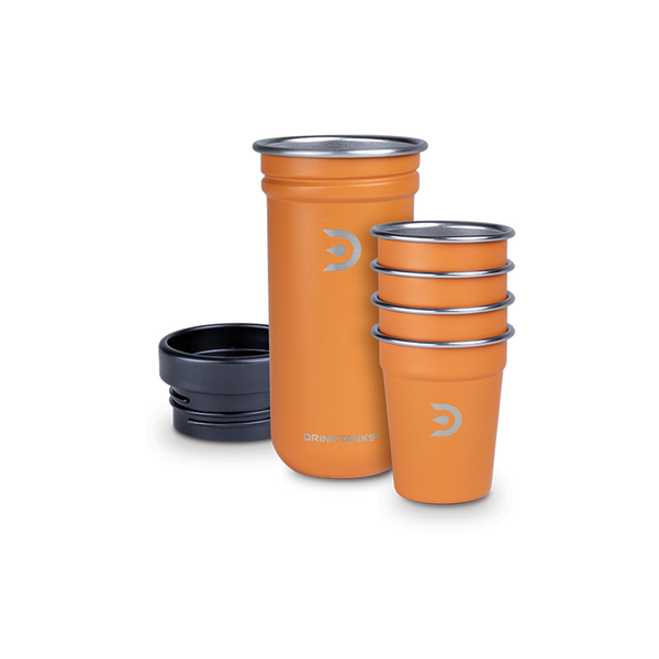 DrinkTanks Shot Glass Set - Orange