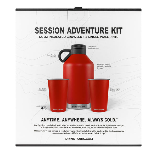 DrinkTanks Session Adventure Kit – Back of Pack