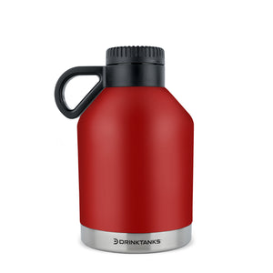 DrinkTanks 32 oz Session Growler - Crimson